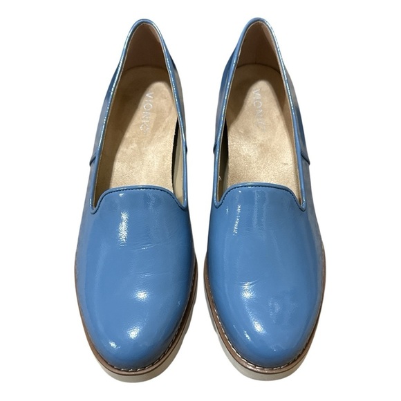 EUC - Vionic Aster Willa Wedge - Size 10 - Captains’s Blue Patent - Picture 6 of 8